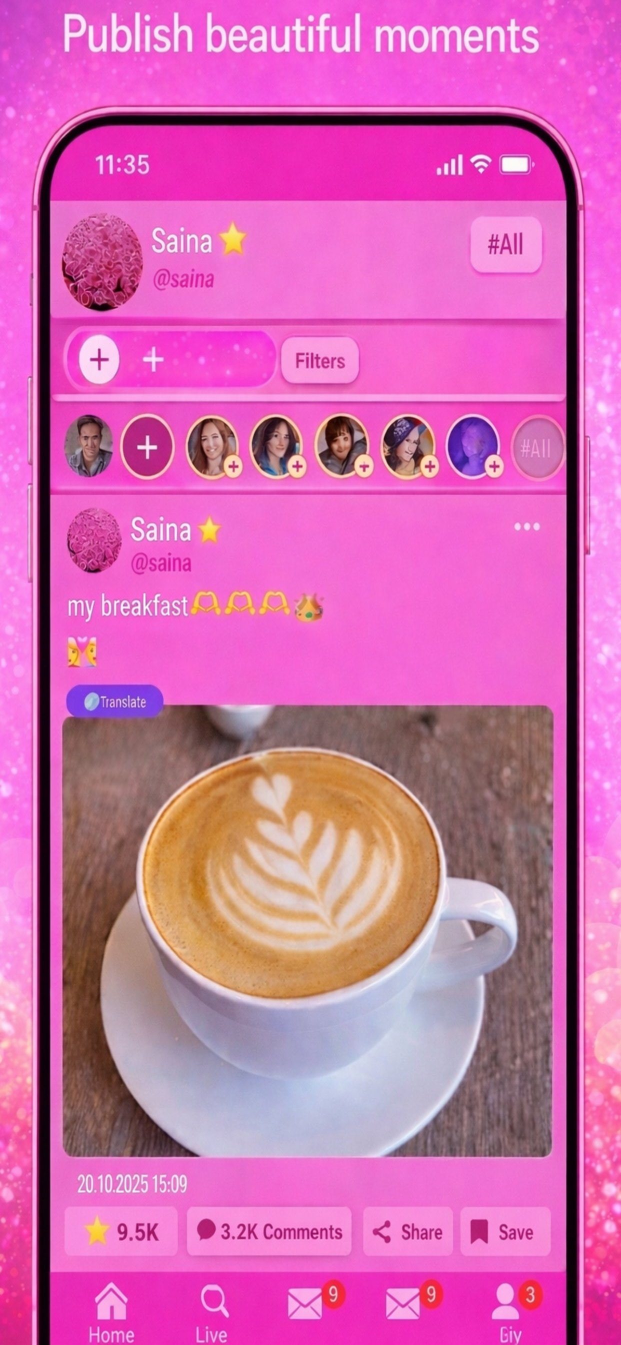 Starinup mobile screen 2
