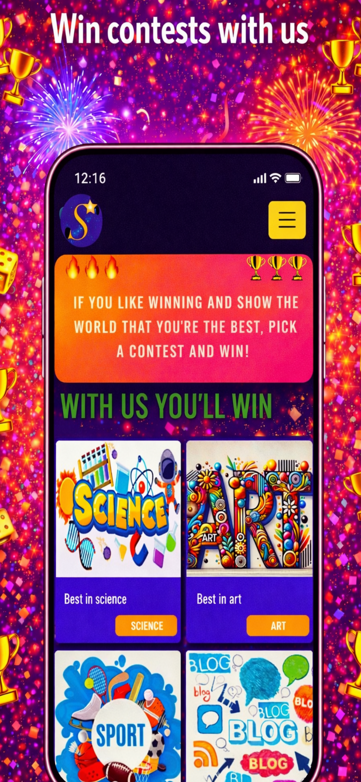 Starinup mobile screen 4