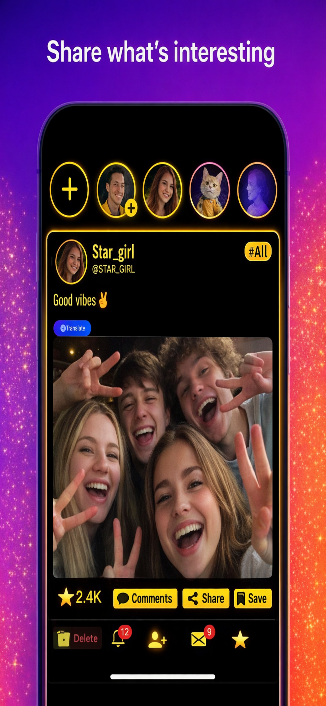 Starinup mobile screen 7